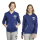 adidas Seasonals Essentials Collegiate Typography Full-Zip Hoodie Kinder - blau/weiß