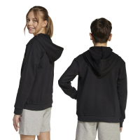 adidas Seasonals Essentials Collegiate Typography Full-Zip Hoodie Kinder - schwarz/weiß