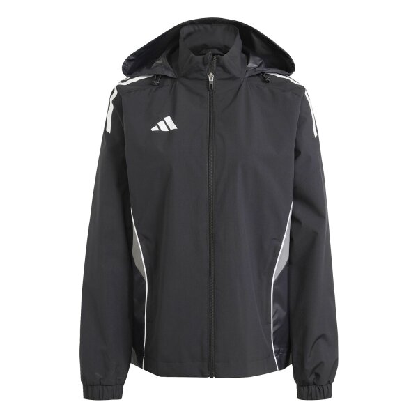 adidas Tiro 25 Competition Allwetterjacke Damen - schwarz/grau/weiß