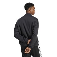adidas House Of Tiro Fleece 1/2-Zip Trainingsjacke Herren - black/white