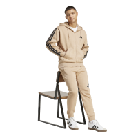 adidas Essentials 3-Streifen Kapuzenjacke Herren - braun/schwarz