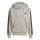 adidas Essentials 3-Streifen Kapuzenjacke Herren - grau/schwarz