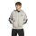 adidas Essentials 3-Streifen Kapuzenjacke Herren - grau/schwarz