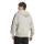 adidas Essentials 3-Streifen Kapuzenjacke Herren - grau/schwarz