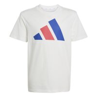 adidas Essentials T-Shirt Kinder - weiß/blau