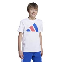 adidas Essentials T-Shirt Kinder - weiß/blau