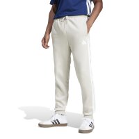 adidas Essentials 3-Streifen Fleecehose Herren - beige/weiß