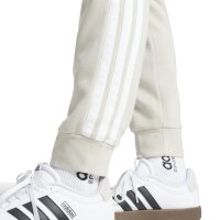 adidas Essentials 3-Streifen Fleecehose Herren - beige/weiß