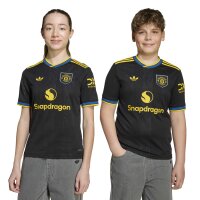adidas Manchester United 3rd Trikot 25/26 Kinder - schwarz/gelb