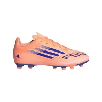 adidas F50 Club FG/MG Kinder Coral Blaze - orange/blau/weiß