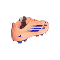 adidas F50 Club FG/MG Kinder Coral Blaze - orange/blau/weiß