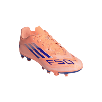 adidas F50 Club FG/MG Kinder Coral Blaze - orange/blau/weiß