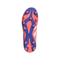 adidas Predator Club FG/MG Kinder Coral Blaze - orange/blau/weiß