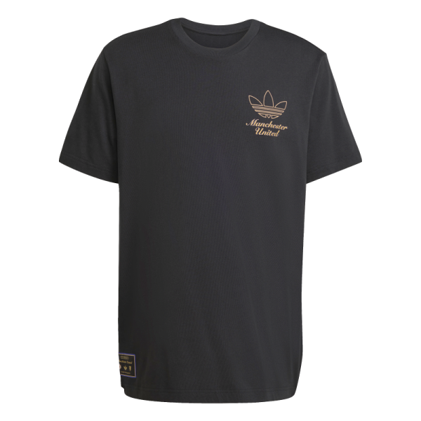 adidas Manchester United Terrace Icons Grafik-T-Shirt 25/26 Herren - schwarz