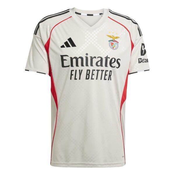adidas Benfica Lissabon Trikot Away 25/26 Herren - beige/schwarz/rot