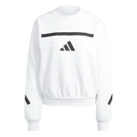 adidas Z.N.E. Sweatshirt Damen - weiß/schwarz