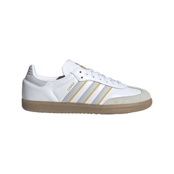 adidas Samba Real Madrid Sneaker Herren - weiß/grau/gelb