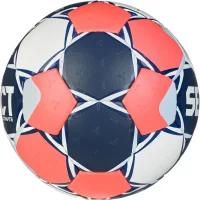 Select Ultimate EHF Euro 2026 Handball Spielball - weiß/blau/orange