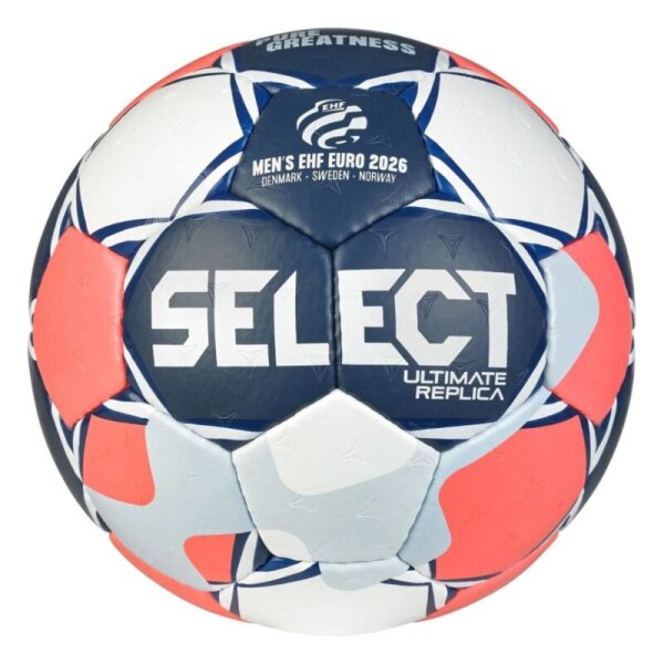 Select Replica EHF Euro Men v26 Fußball Kinder - blau/rot - 0