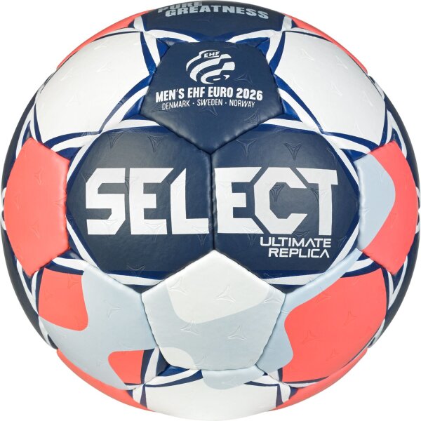Select Replica EHF Euro Men v26 Fußball - blau/rot - 3