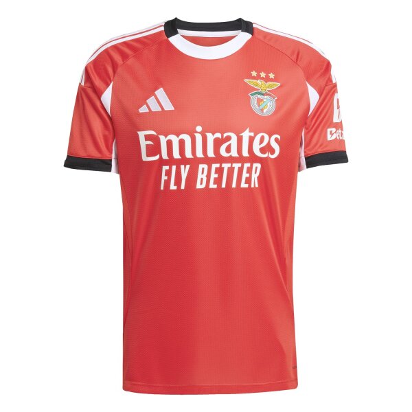 adidas Benfica Lissabon Trikot Home 25/26 Herren - rot/weiß//schwarz