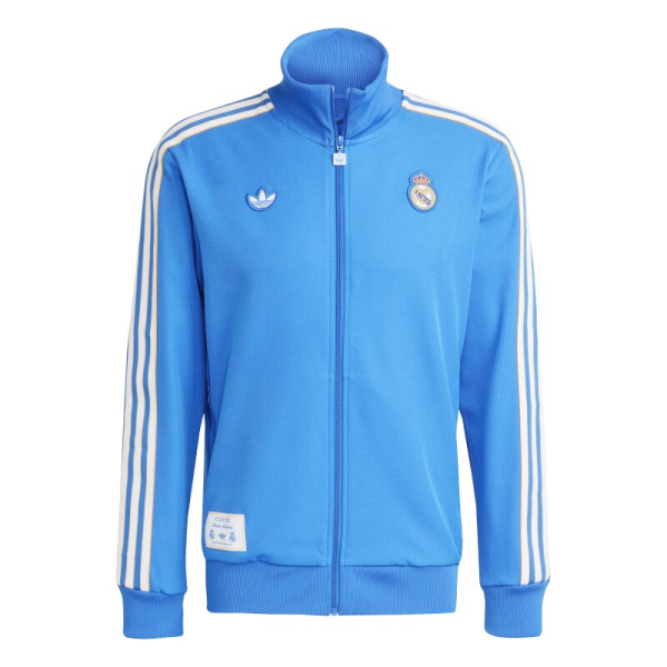 adidas Real Madrid Terrace Icons Trainingsjacke 25/26 Herren - blau/weiß