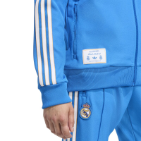 adidas Real Madrid Terrace Icons Trainingsjacke 25/26 Herren - blau/weiß