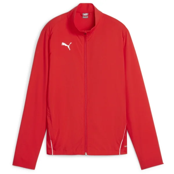 Puma teamGOAL Sideline Präsentationsjacke Damen - rot/weiß