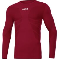 Jako Longsleeve Comfort 2.0 Kinder - weinrot