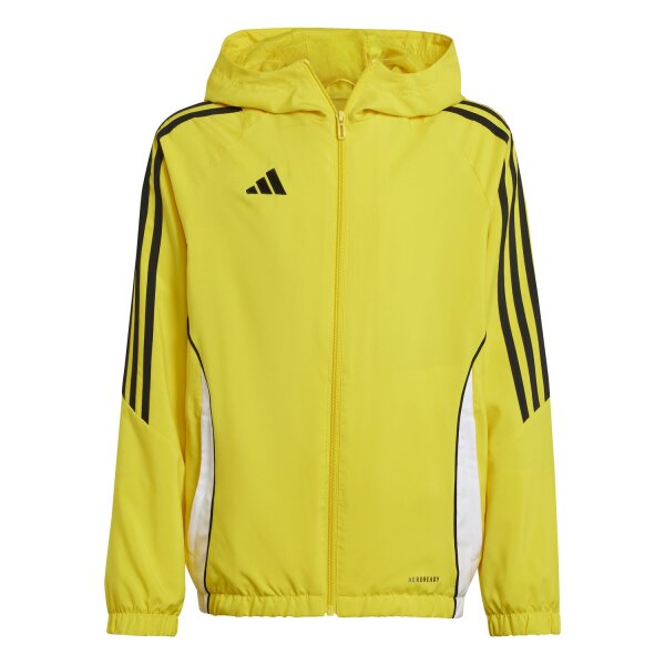 adidas Tiro 24 Windbreaker Jacke Kinder - gelb/schwarz