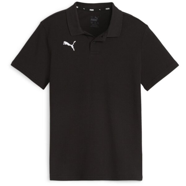 Puma teamGOAL Casuals Poloshirt Kinder - schwarz - 116
