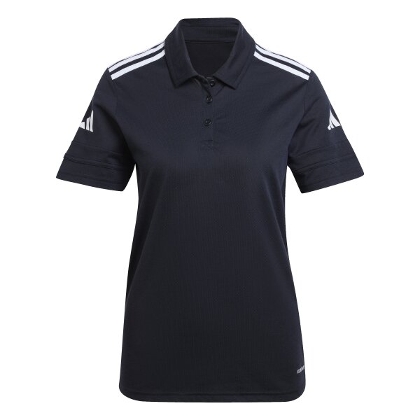 adidas Squadra 25 Cotton Poloshirt Damen - schwarz/weiß