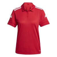 adidas Squadra 25 Cotton Poloshirt Damen - rot/weiß