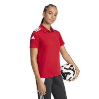 adidas Squadra 25 Cotton Poloshirt Damen - rot/weiß