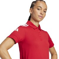 adidas Squadra 25 Cotton Poloshirt Damen - rot/weiß