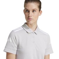 adidas Squadra 25 Cotton Poloshirt Damen - grau/weiß