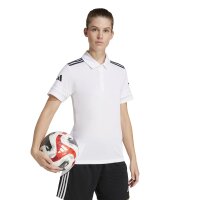 adidas Squadra 25 Cotton Poloshirt Damen - weiß/schwarz