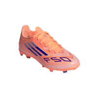 adidas F50 League FG/MG Kinder Coral Blaze - orange/blau