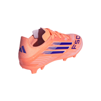 adidas F50 League FG/MG Kinder Coral Blaze - orange/blau