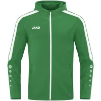 Jako Power Kapuzenjacke Kinder - grün/weiß