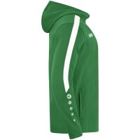 Jako Power Kapuzenjacke Kinder - grün/weiß