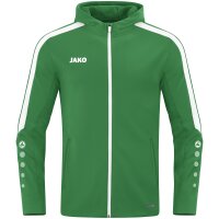 Jako Power Kapuzenjacke Herren - grün/weiß
