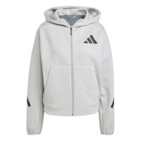 adidas Z.N.E. Zip-Hoodie Damen - grau/schwarz