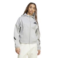 adidas Z.N.E. Zip-Hoodie Damen - grau/schwarz