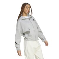 adidas Z.N.E. Zip-Hoodie Damen - grau/schwarz