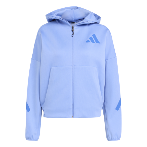 adidas Z.N.E. Zip-Hoodie Damen - blau