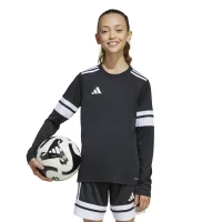 adidas Squadra 25 Langarm Trikot Kinder - schwarz/weiß