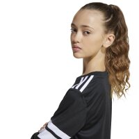 adidas Squadra 25 Langarm Trikot Kinder - schwarz/weiß