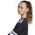adidas Squadra 25 Langarm Trikot Kinder - schwarz/weiß
