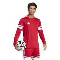 adidas Squadra 25 Langarm Trikot Herren - rot/weiß
